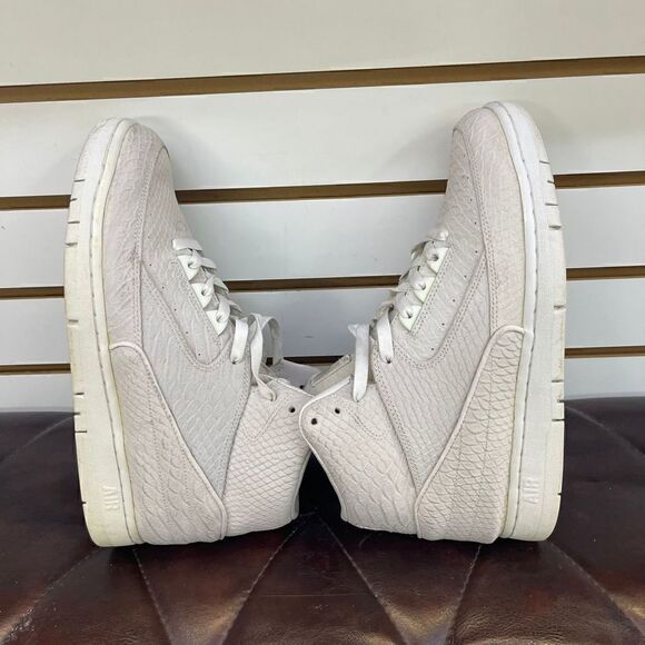 Nike Air Python Premium 'White Metallic Silver' Size 8.5 - 705066-100 - Picture 5 of 8